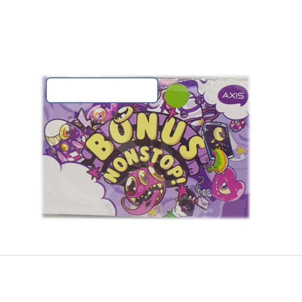 Kartu perdana Axis segel