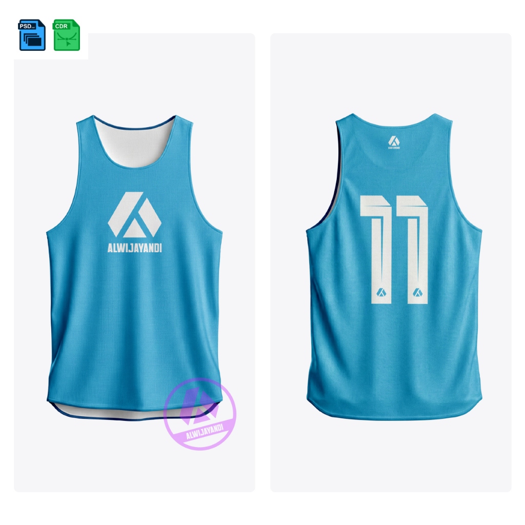 MOCKUP JERSEY RUNNING // PS & CDR