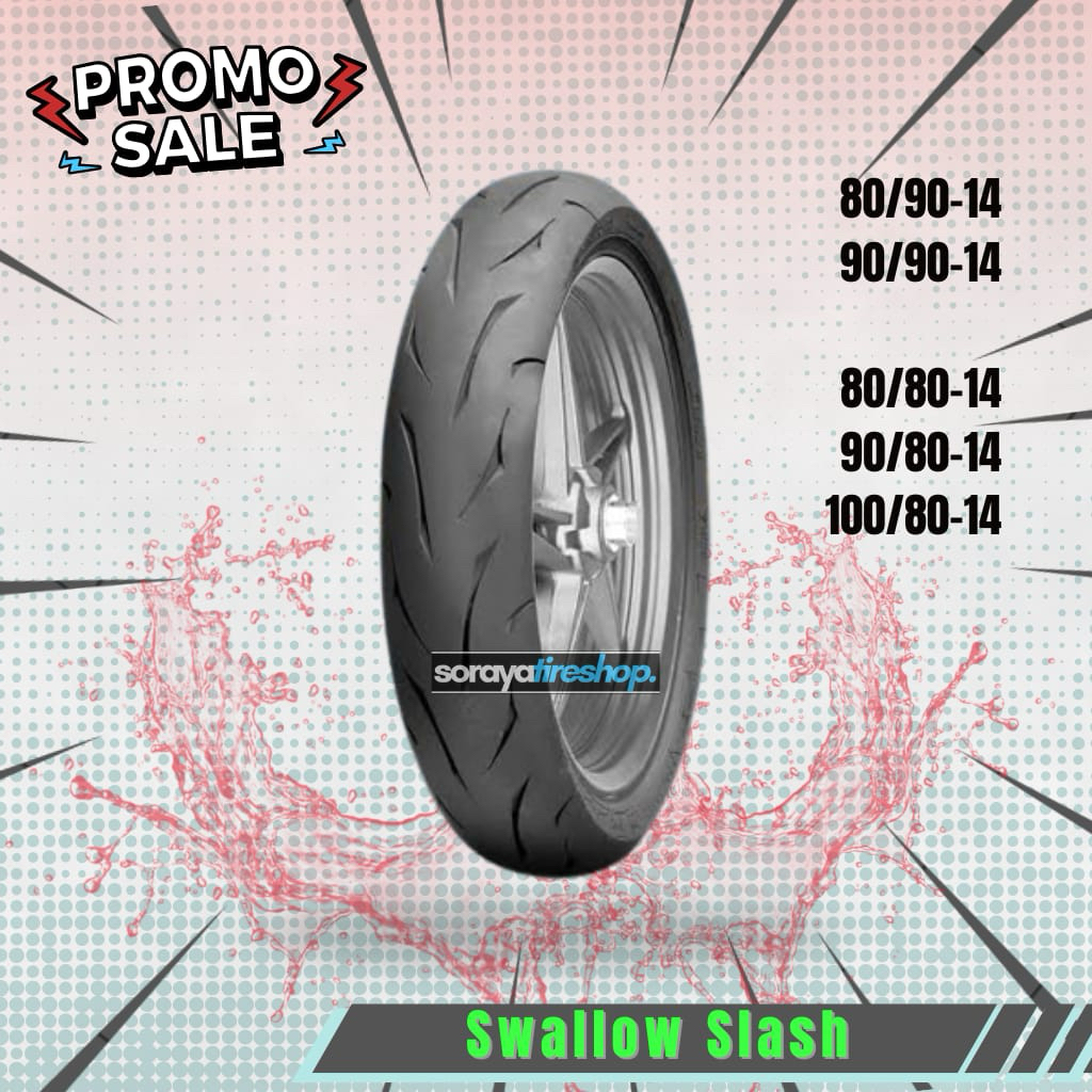 Ban Swallow Slash Ring 14 Tubeless Original Soft Compound
