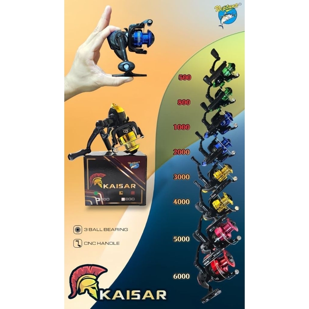 reel pancing kaisar 500 800 1000 2000 3000
