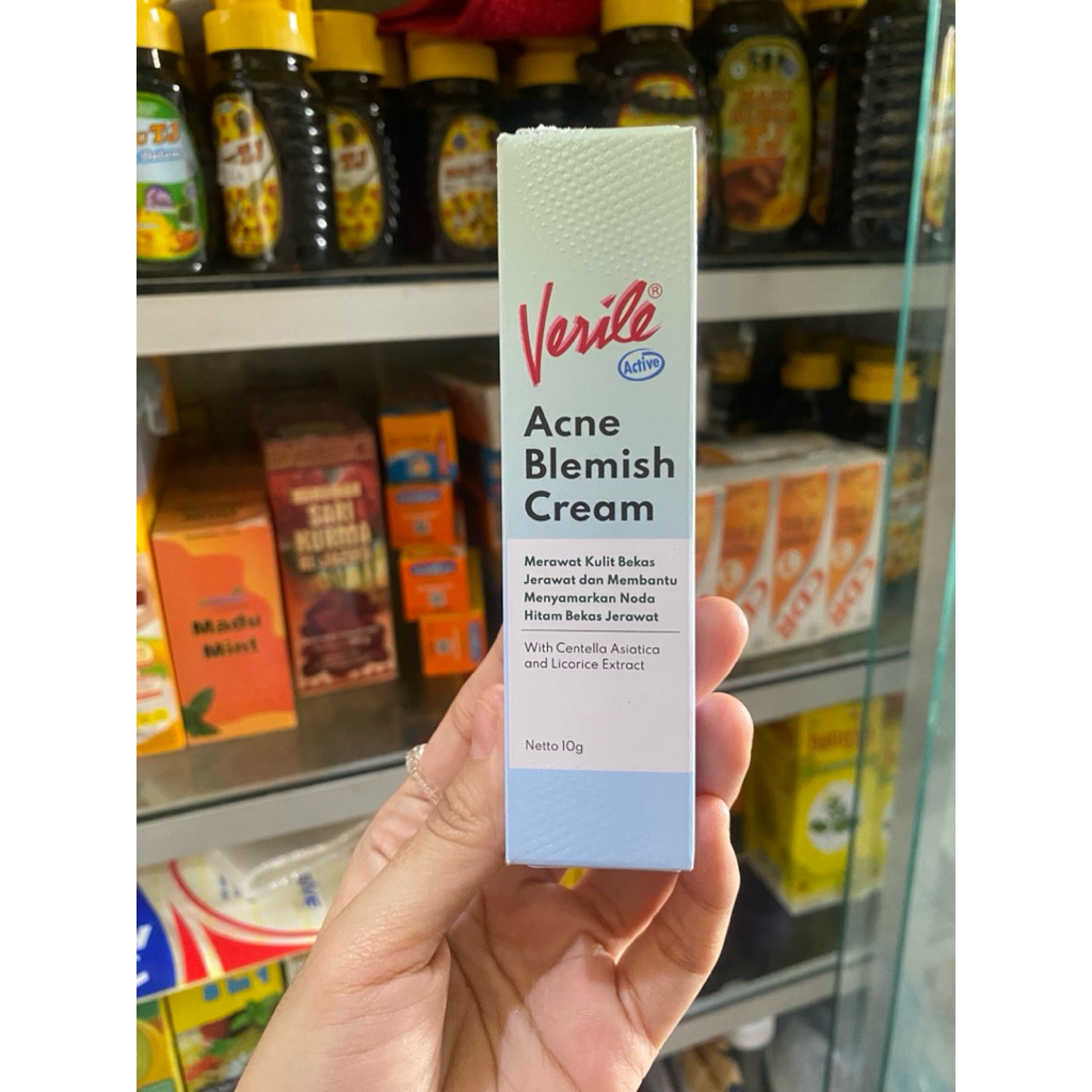 Verile Acne Blemish Cream - Untuk Bekas Jerawat dan Menyamarkan Bekas Jerawat