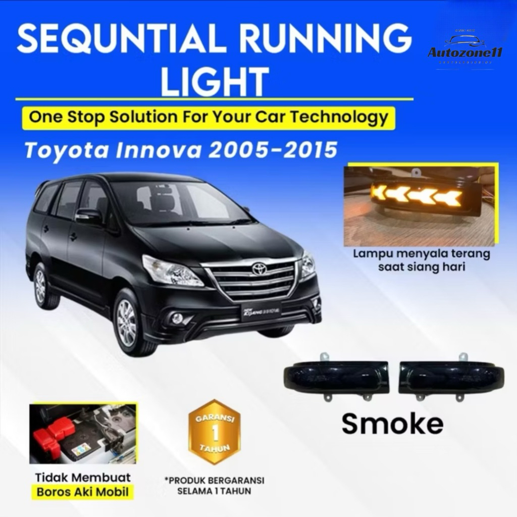 Sequential Running Light Sein Sen Spion LED Lampu Grand Innova avanza G 2005-2010