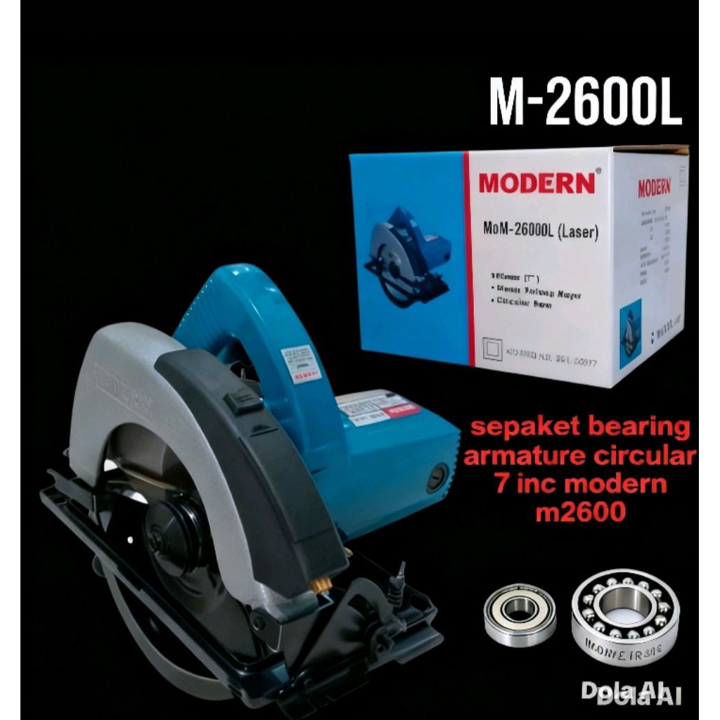 sepaket bearing armature mesin sirkel kayu modern/laher armature circular Saw modern