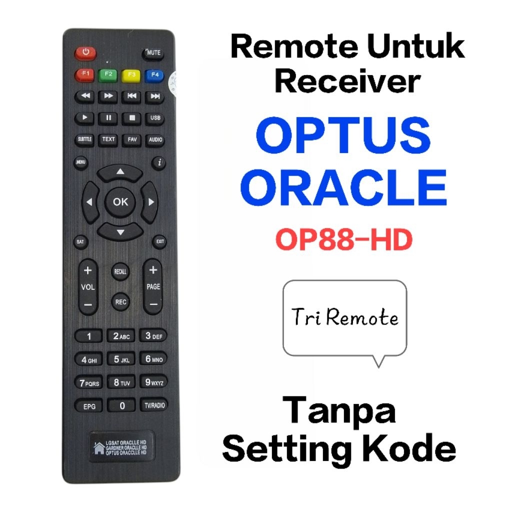Remote Receiver OPTUS Oracle OP88-HD Tanpa Setting