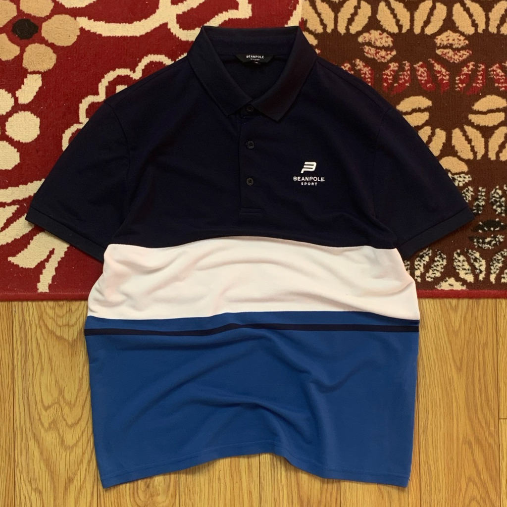 BEAN POLE POLO SHIRT SIZE L | POLOSHIRT BEAN POLE | KAOS POLO BEAN POLE | POLO BEAN POLE | KAOS POLO