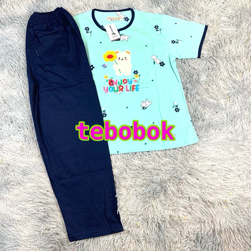 Tebobok - Cp Daililan Motif Terbaru ~ Baju Tidur Daililan Dewasa