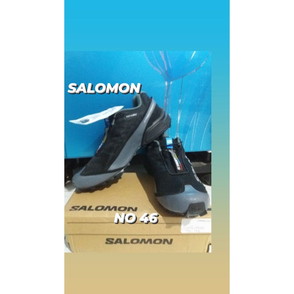 SEPATU SALOMON SNEAKERS DAN RUNNING UKURAN BESAR SIZE 46