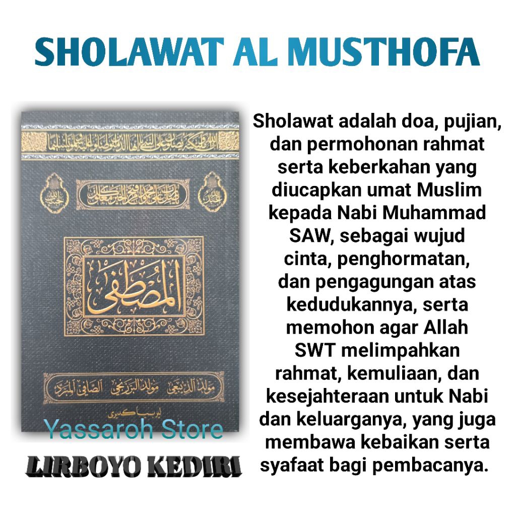 buku sholawat Sholawat Al Musthofa lirboyo kediri Lirboyo Kediri