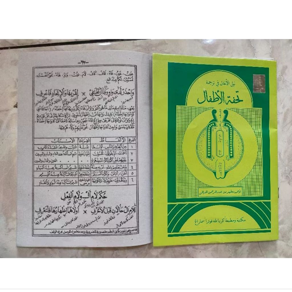 KITAB TAJWID TUHFATUL ATWAL MAKNA JAWA PEGON