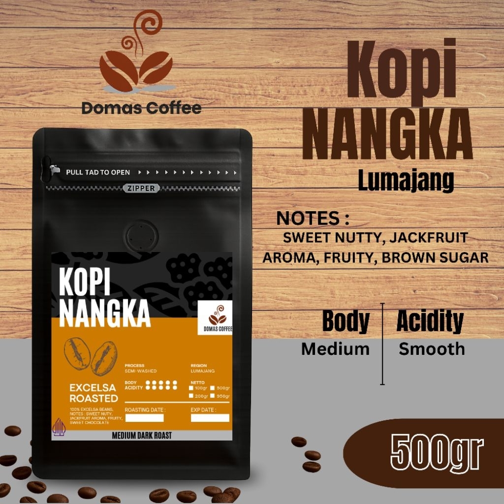 Kopi Nangka / Excelsa / Liberika Lumajang 500gr Grade 1