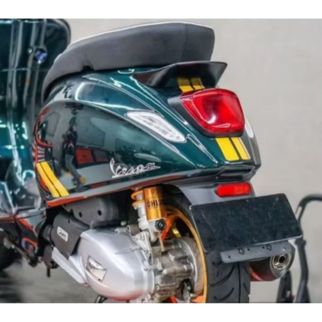 ducktail vespa matic s ducktail vespa lx iget buntut belakang vespa matic aksesoris vespa matic spar