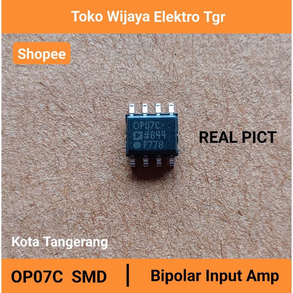 Audio Sparepart | OP07P IC Smd 8 Pin