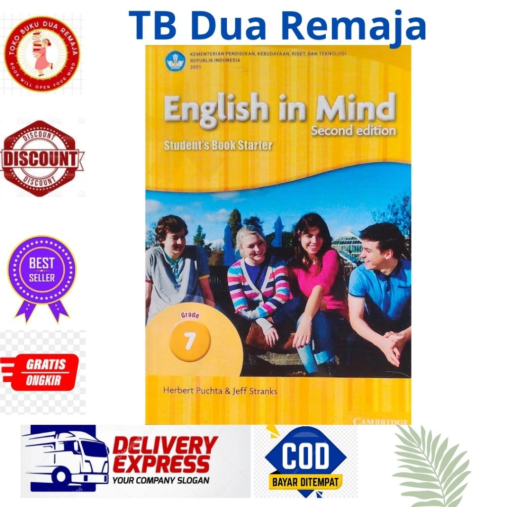 BUKU English in Mind Student Book Starter Second edition SMP Kelas 7 Kurikulum MERDEKA