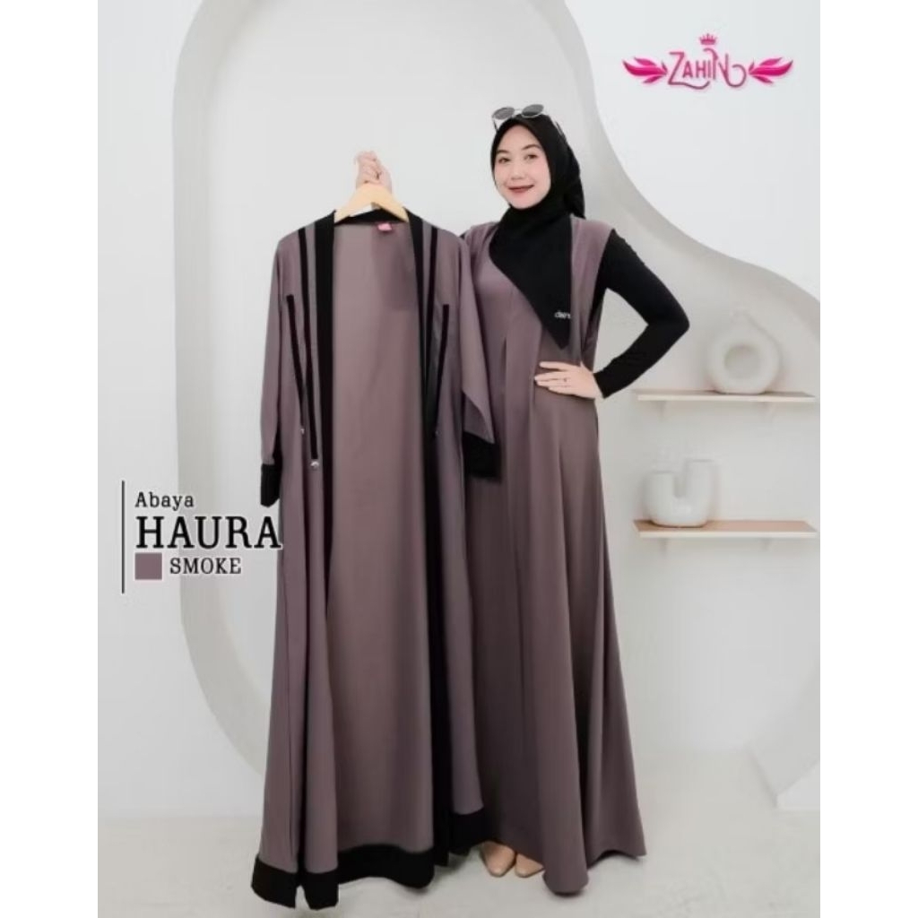 HAURA ABAYA DRESS OUTHER VIRAL//DRESS KEKINIAN//DRESS TERLARIS//DRESS BEST SELLER//DRESS BY ZAHIN