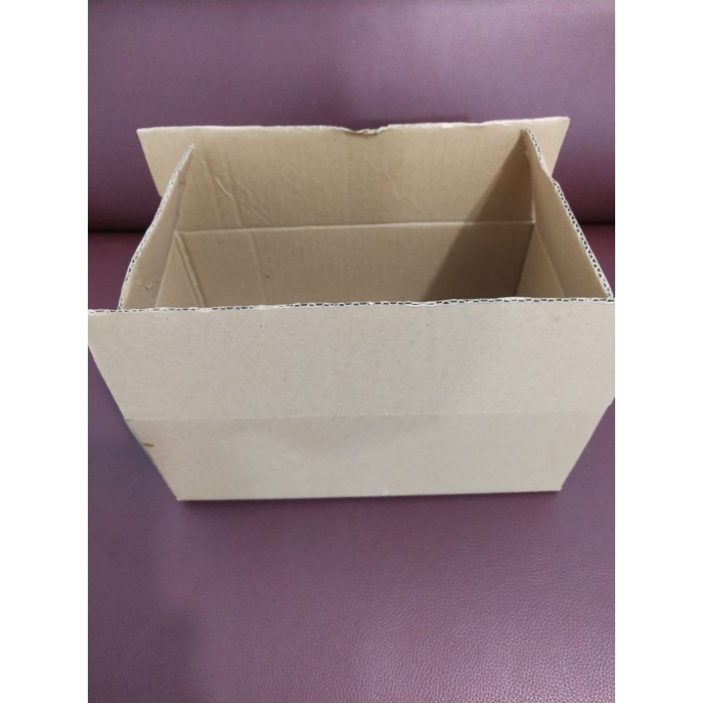 dus 20x15x10 tampilan polos luar dalam dus baru