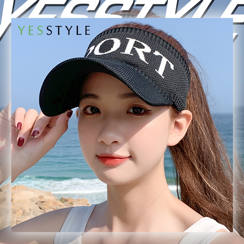 Yesstyle Topi Visor Sport Wanita Pelindung UV Summer Hat Topi Golf Senam Cewek Hijab