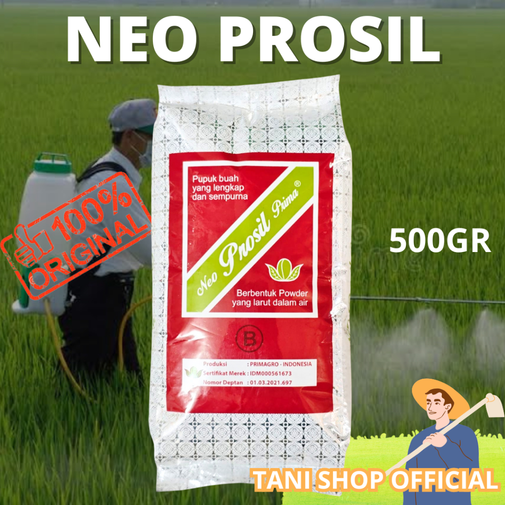 NEO PROSIL PRIMA BUAH 500 GRAM PUPUK PEMBUAHAN LENGKAP PENINGKAT BOBOT DAN KUALITAS HASIL PANEN