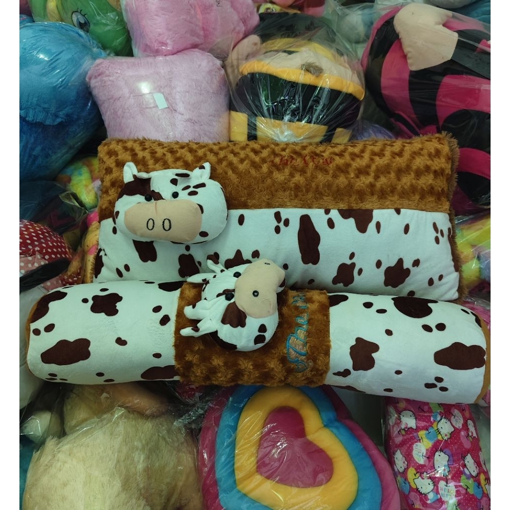 Bantal Dan Guling Satu Set / Bantal Karakter / Bantal Guling Lucu / Bantal Dakron