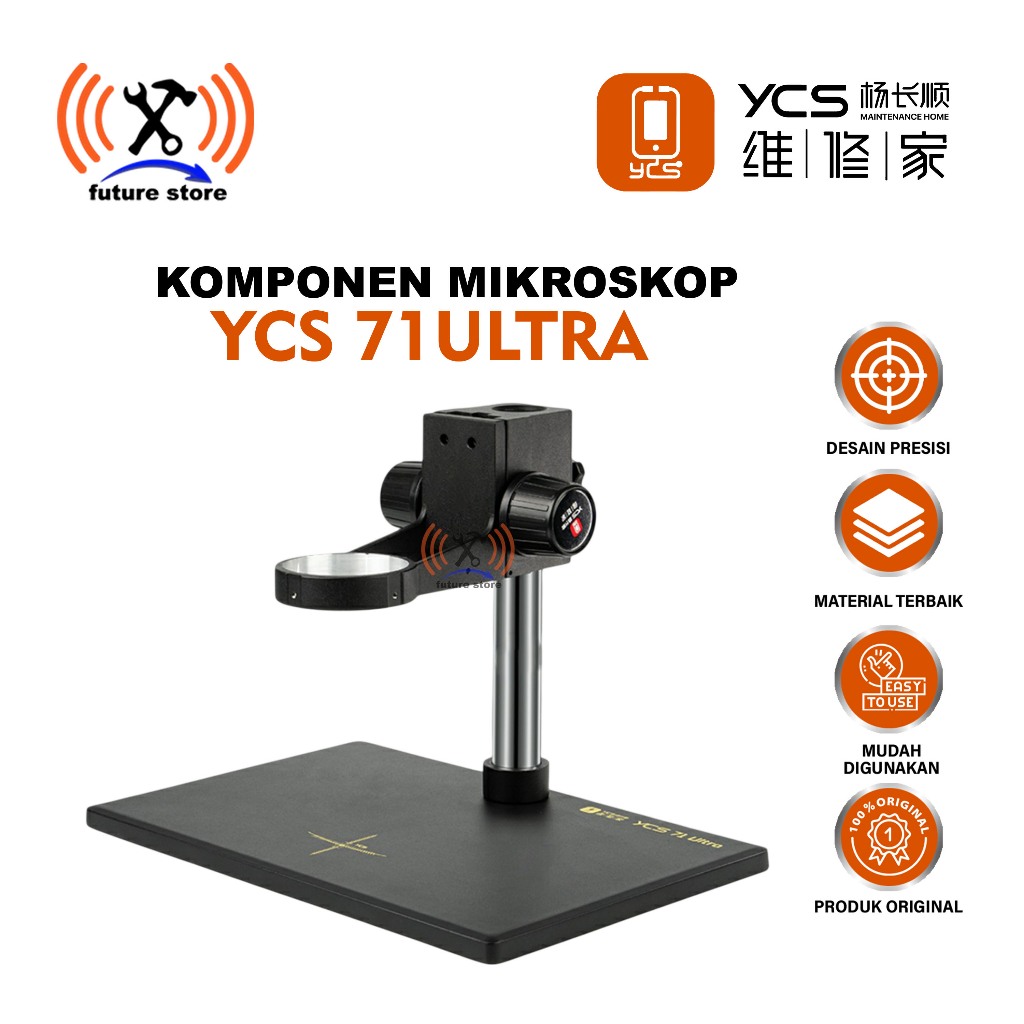 YCS 71 ULTRA MICROSCOPE PARTS ALAS TIANG PENYANGGA BRAKET ORIGINAL - SPAREPART MIKROSKOP YCS 71 ULTR