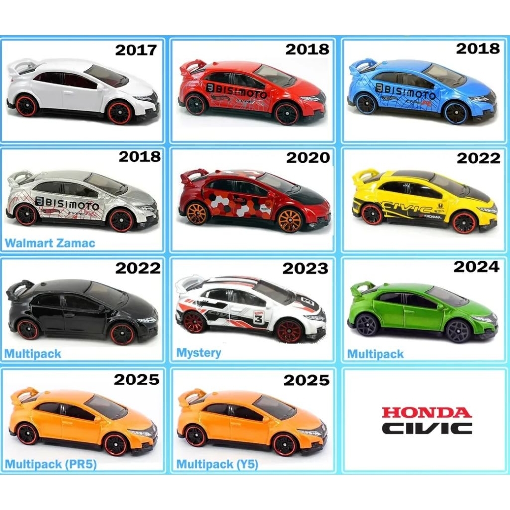 Hot Wheels '16 HONDA CIVIC TYPE R