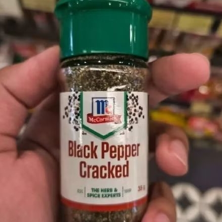 mccormick black pepper lada hitam bubuk kasar 35 gram