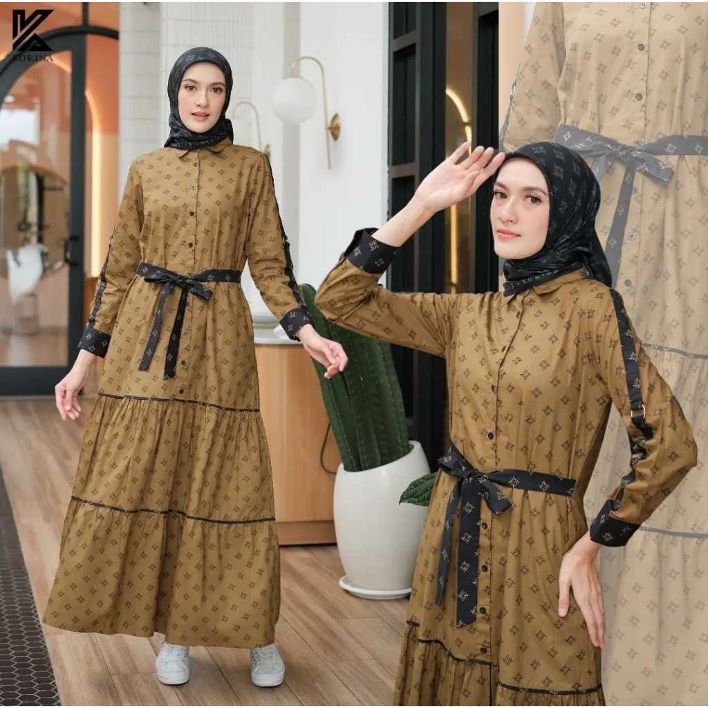 KORINA MONO SABRINA DRESS ORI