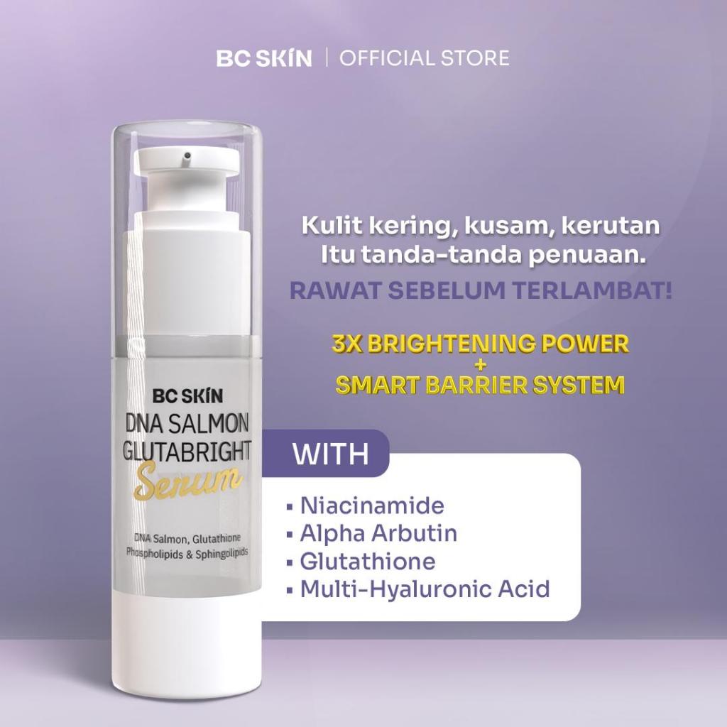 [BUY 1 GET 1] BC SKIN DNA Salmon Serum with Glutabright - Serum DNA Salmon - Serum Pencerah Wajah Gl