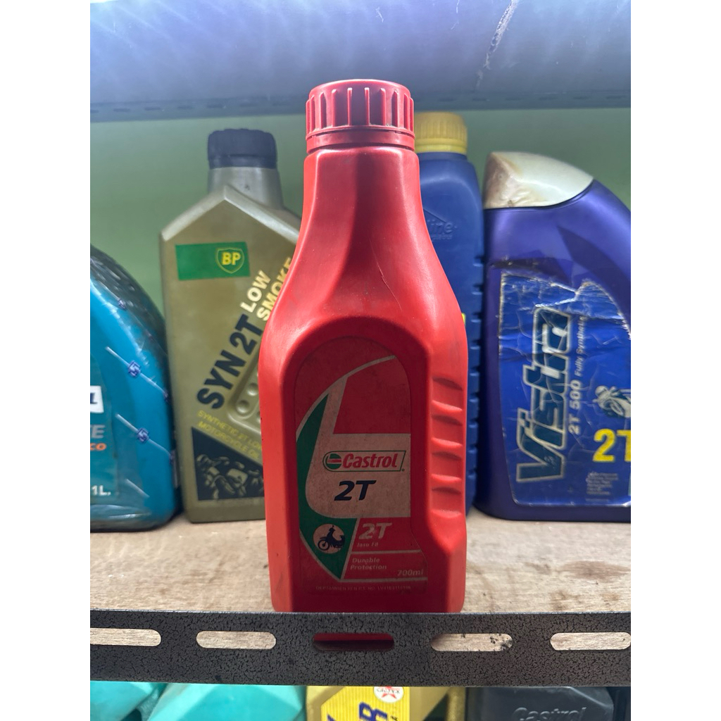 oli samping 2t CASTROL original stok lama