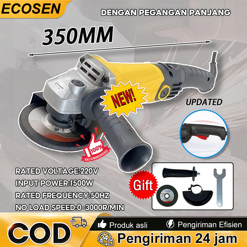 ECOSEN Gerinda Maktec Gerinda Tangan Angle Grinder Gurinda Tangan Gerinda Variable Speed 4inch Terba