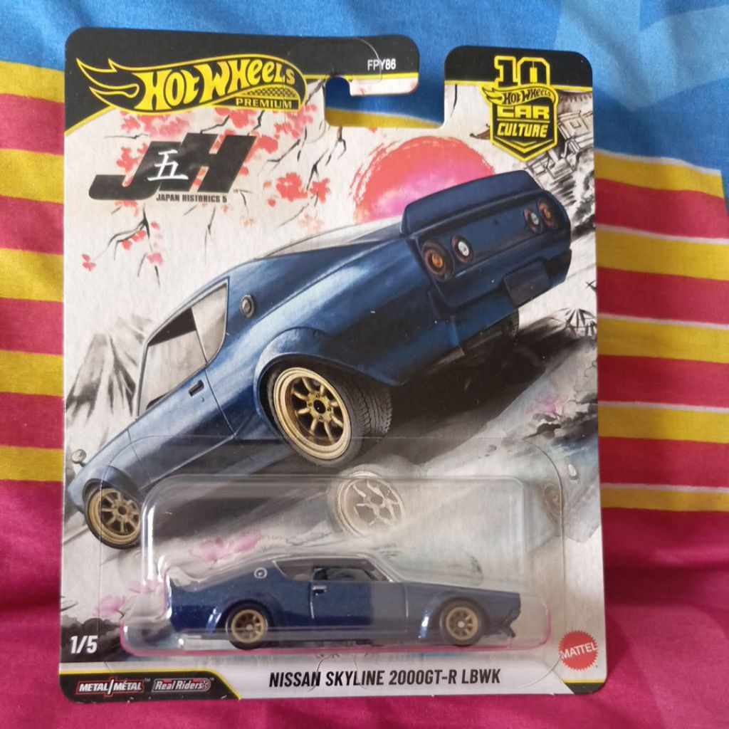 Hotwheels Nissan Skyline 2000GT-R LBWK Japan historic 5