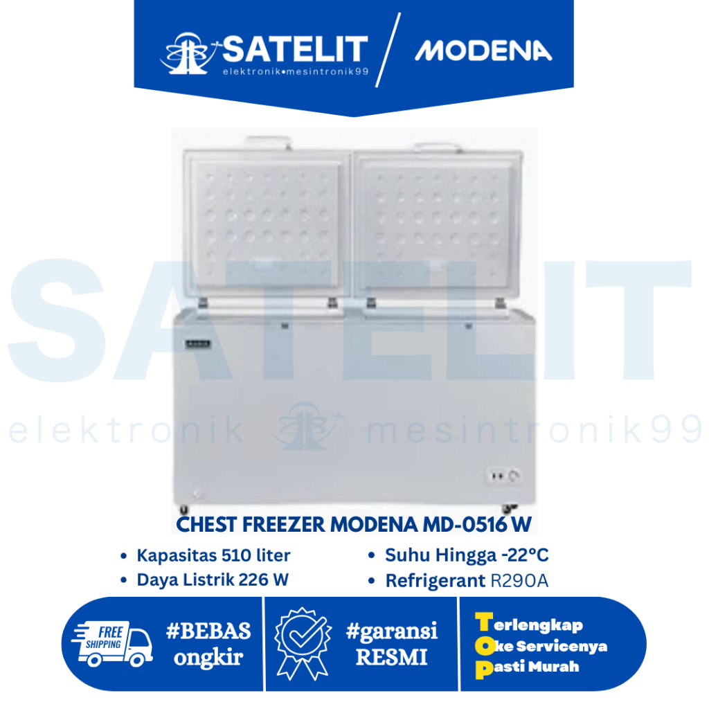 FREEZER BOX / CHEST FREEZER  MODENA MD-0516 W