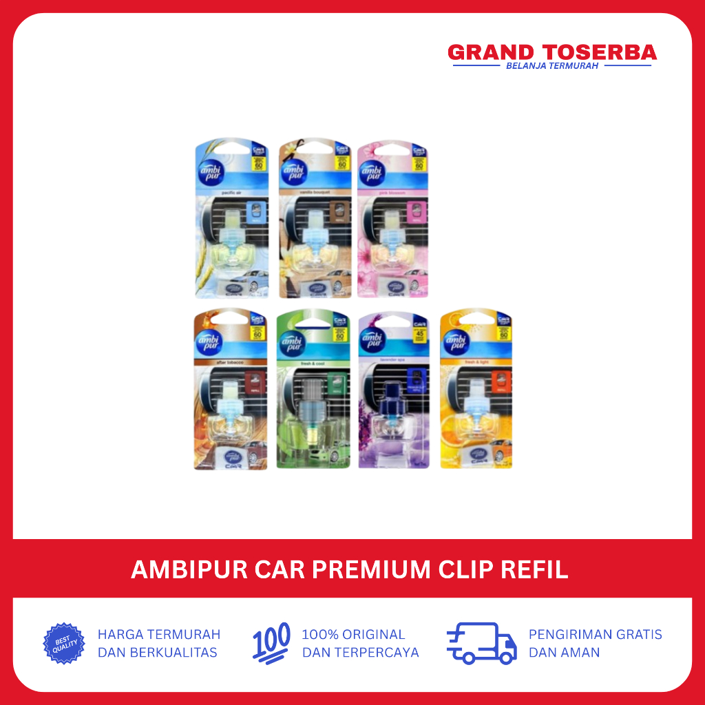 Refill Ambipur Car Premium Clip 7ml