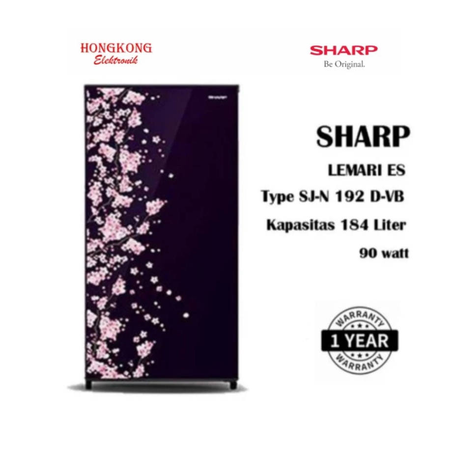 Kulkas Sharp SJ-N192D-VB | Kulkas Sharp 1 Pintu Pintu KIREI 3 SJ-N192D-VB/VR