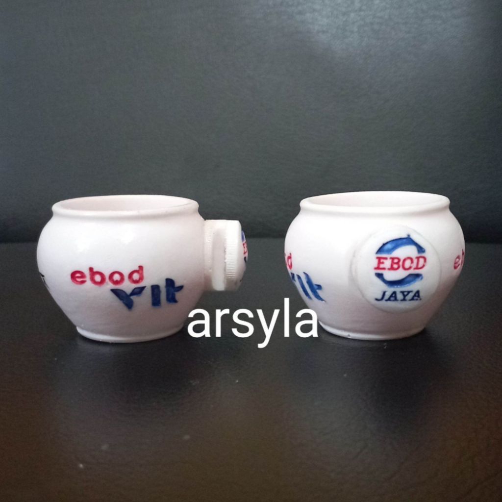 cepuk minum makan burung Ebod vit 2pcs