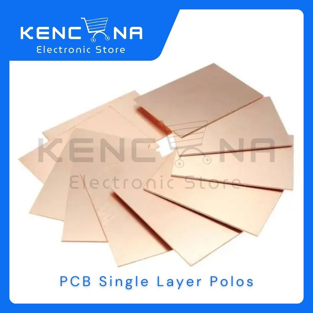 PCB Polos Single Layer  Fiber FR4 PCB Satu Sisi Single Layer