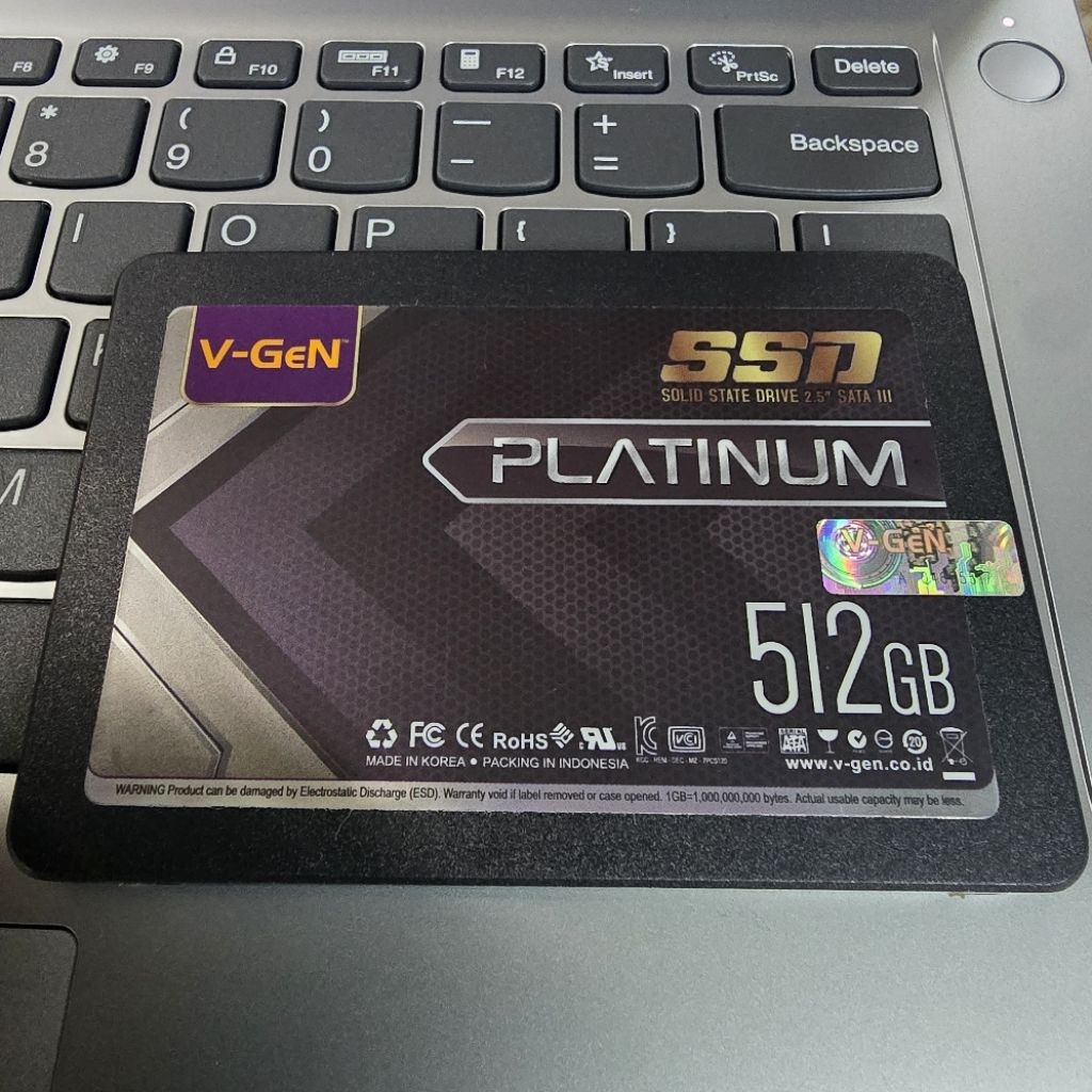 ssd sata 512gb 512 gb vgen v-gen platinum seken