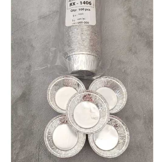 Alumunium Foil Tray Cup RX 1406 Mini Cake Muffin Macaroni Schotel Cream Soup Macaroni Schotel