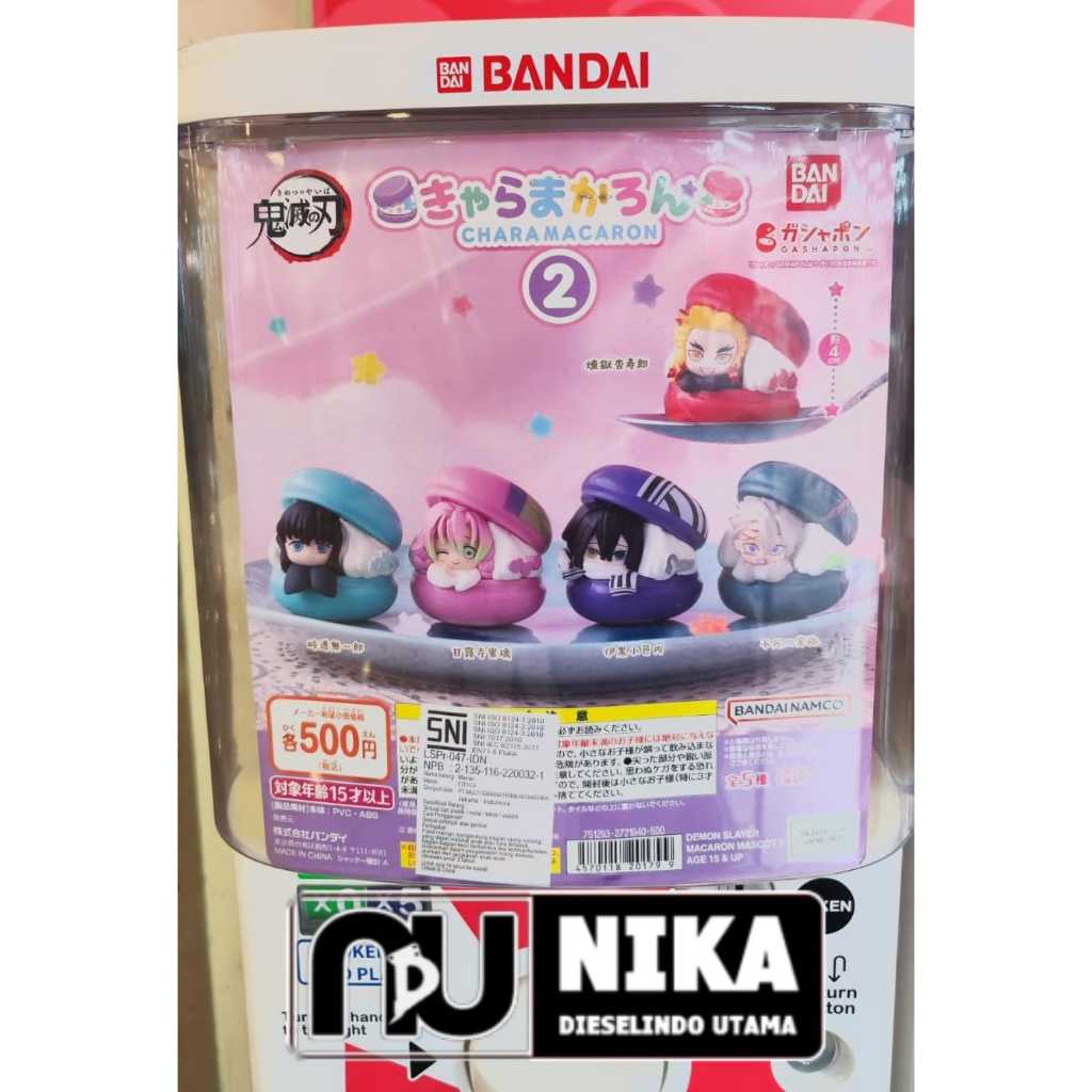 GACHA PON / GACHAPON CHARA MACARON DEMON SLAYER / KIMETSU NO YAIBA (SELECTED) ORIGINAL BANDAI NAMCO
