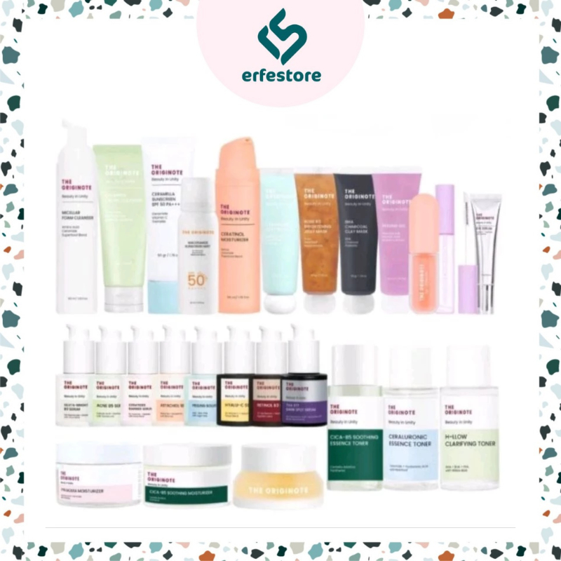 The Originote Paket Skincare & Makeup Lengkap l Praktis Siap Pakai & Hemat