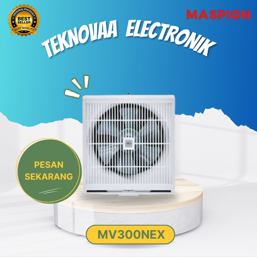 MASPION EXHAUST FAN 12INCH MV 300NEX EXHAUST FAN/MV-300NEX/MV-300 NEX/ORIGINAL MASPION/GARANSI RESMI