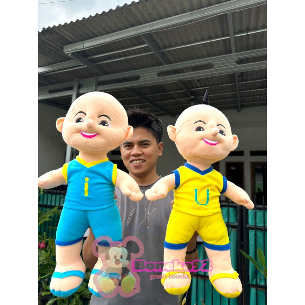 Boneka Upin Dan Ipin Ukuran Xl 50Cm Boneka Lucu Upin Dan Ipin Untuk Kado
