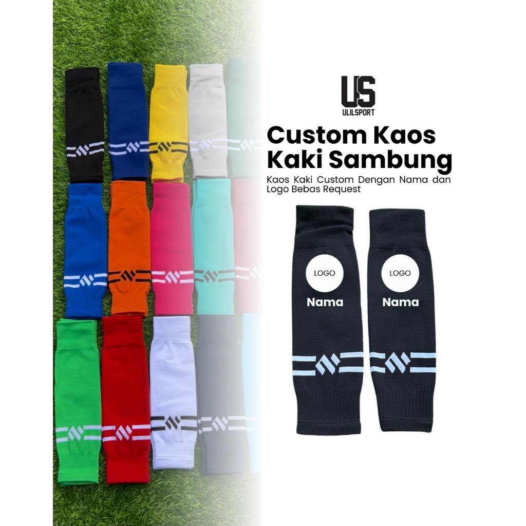 Kaos Kaki Bola Sambung Ngizan / Kaos Kaki Sambung Futsal Sepak Bola Dewasa Custom