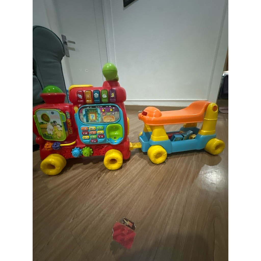 Vtech Push & Ride Alphabet Train Original Mainan Kereta Edukasi Anak prelove