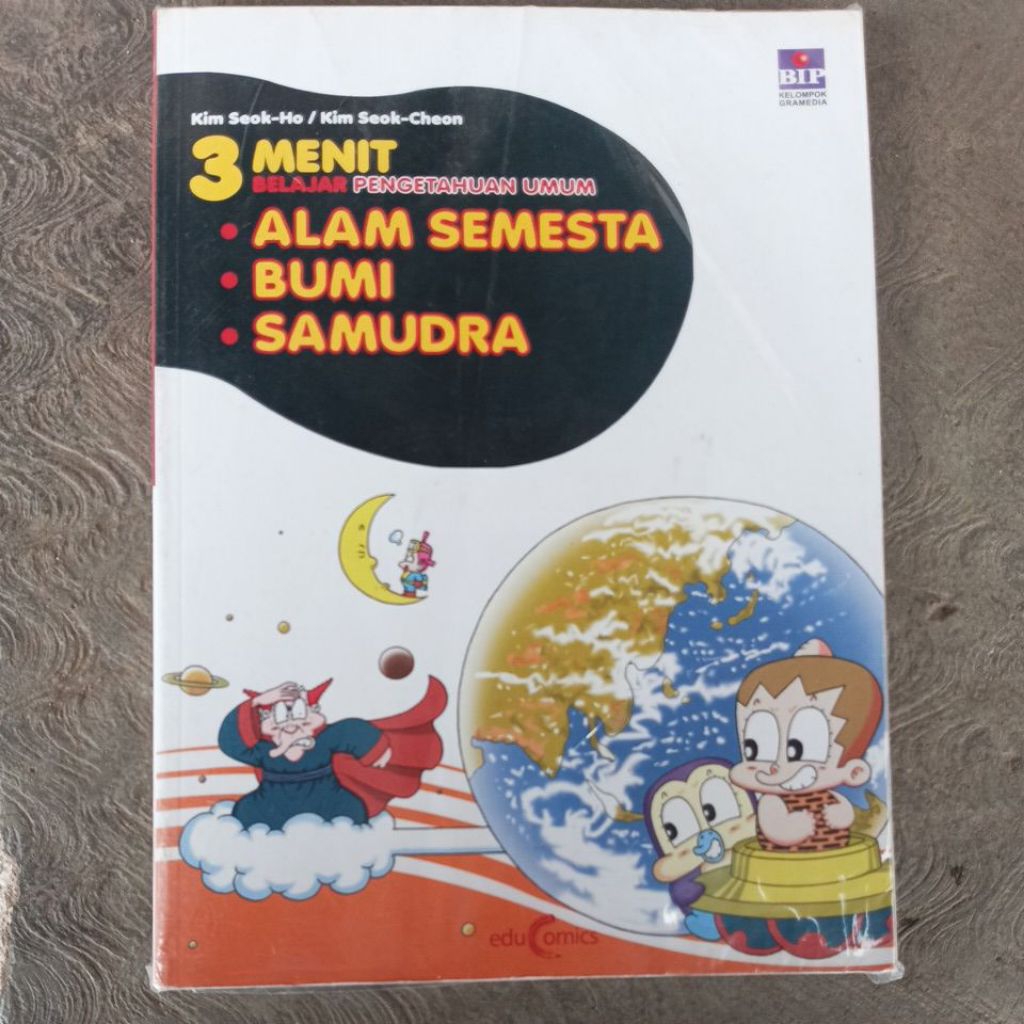 BUKU 3 MENIT BELAJAR PENGETAHUAN UMUM (ALAM SEMESTA, BUMI, SAMUDRA)
