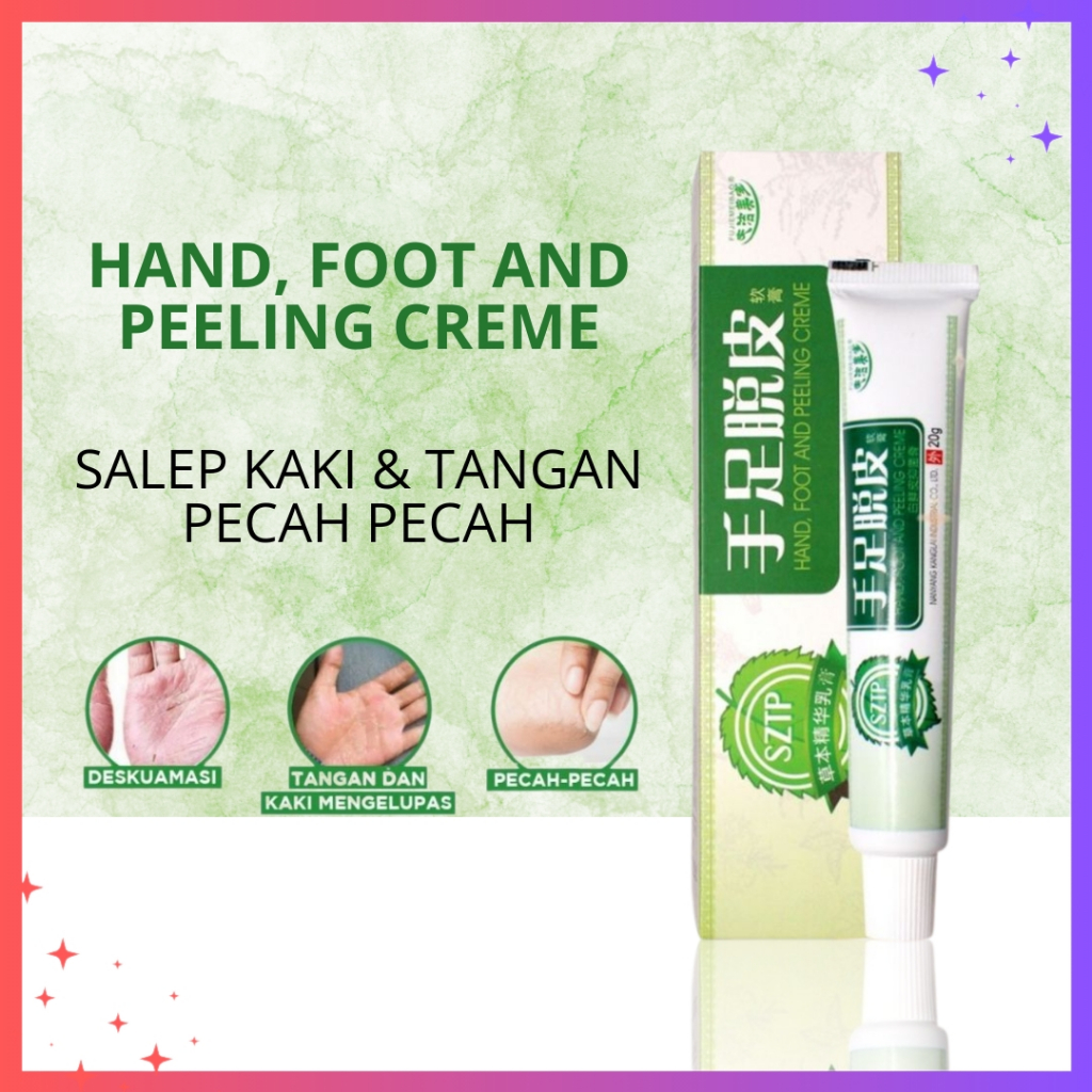 Obat Salep Tumit dan Tangan Kering Pecah-Pecah Kapalan & Kulit Mengelupas 20gr XX068