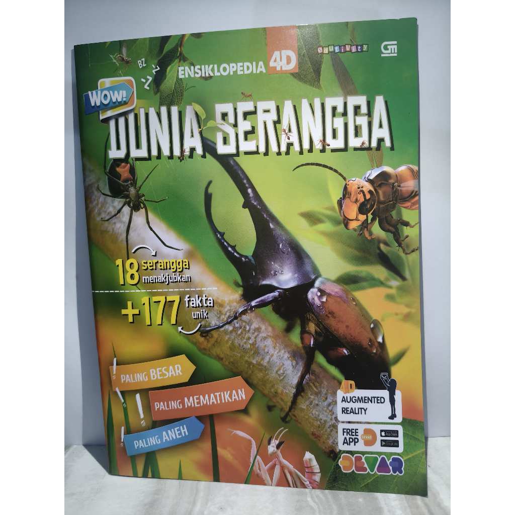 Buku ensiklopedia DUNIA SERANGGA 4D