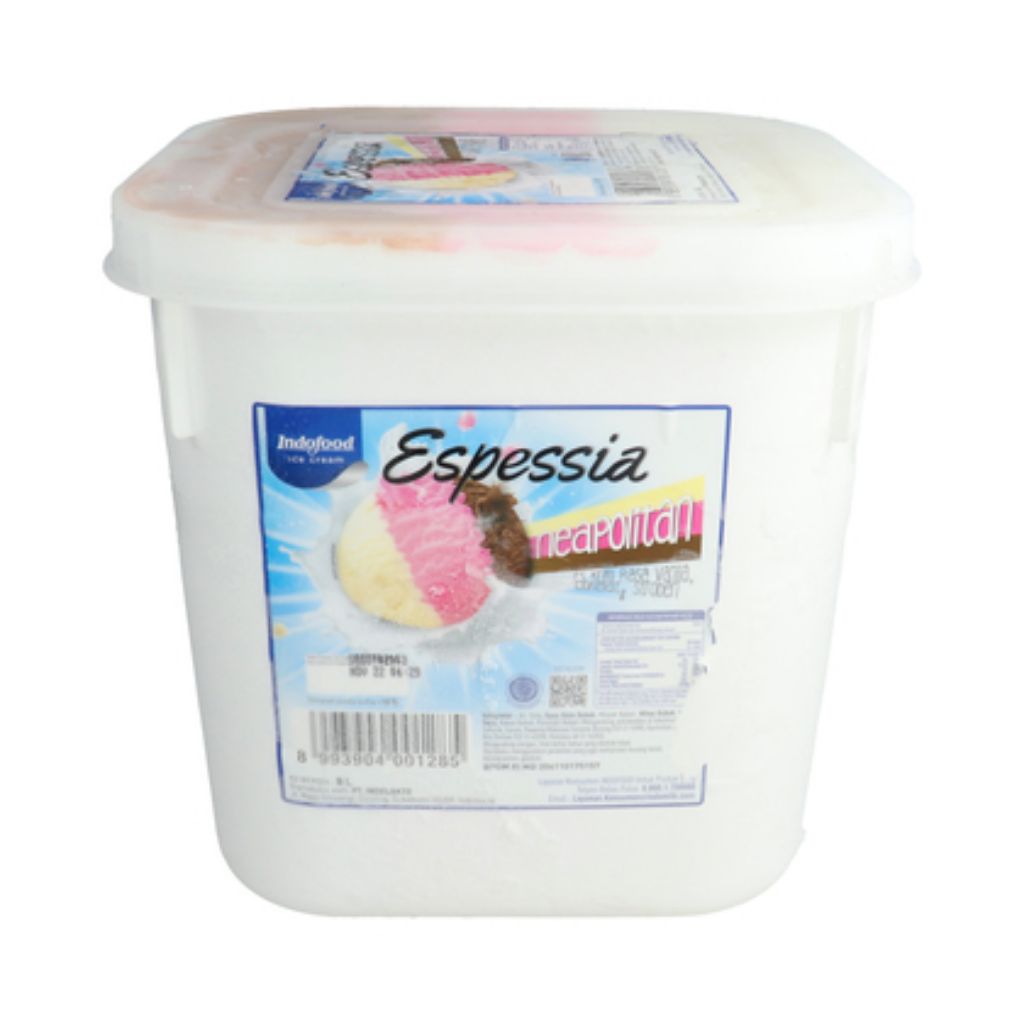 INDOFOOD ESPESSIA NEAPOLITAN ES KRIM 8 LITER