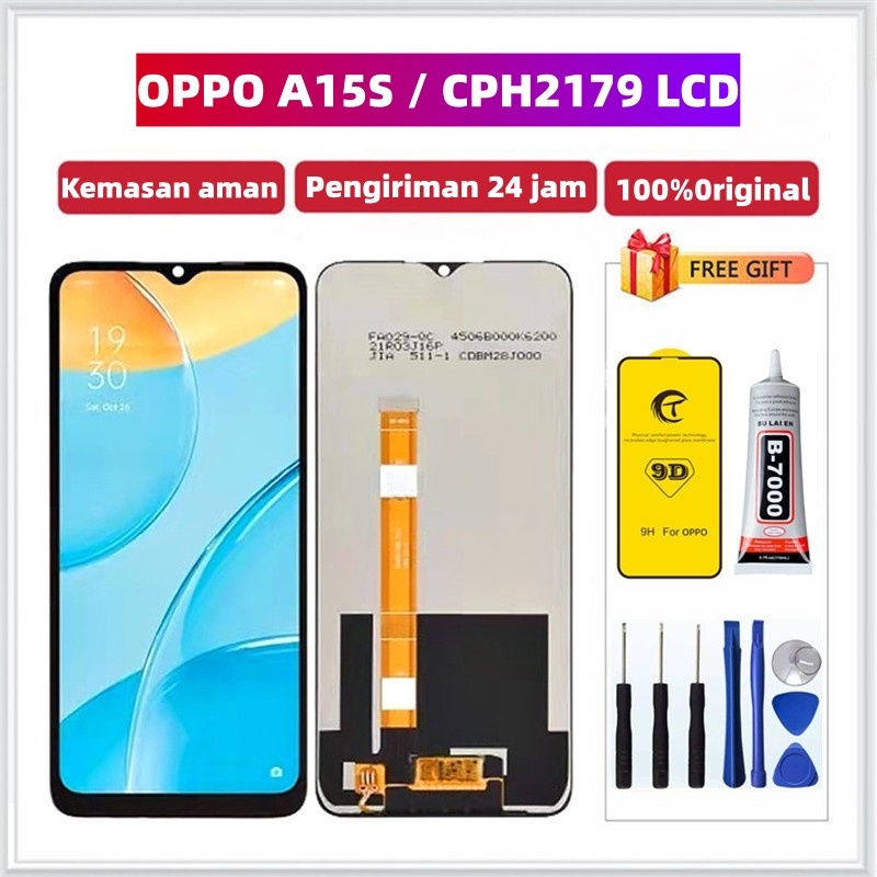 ORIGINAL LCD FOR OPPO A15S / OPPO A16K / OPPO A15 / CPH2185 / CPH2179 / CPH2421 / ORIGINAL TOUCHSCRE