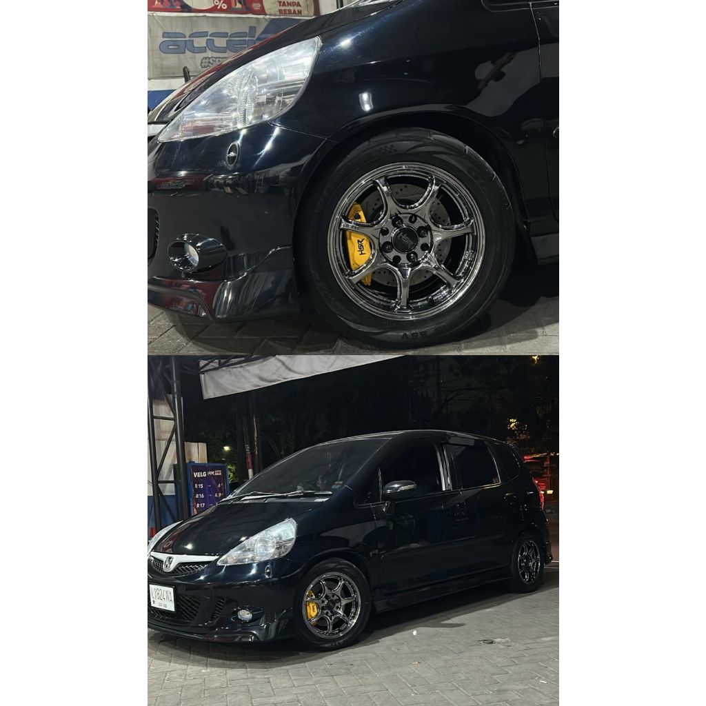 BBK HSR BBK YELLOW HSR 4 PISTON FRONT 285X2 Cocok Di JAZZ & BRIO 2018
