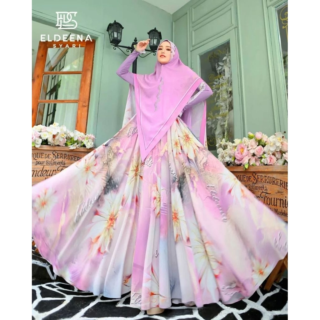Laudya Series Syari Pink by Eldeena